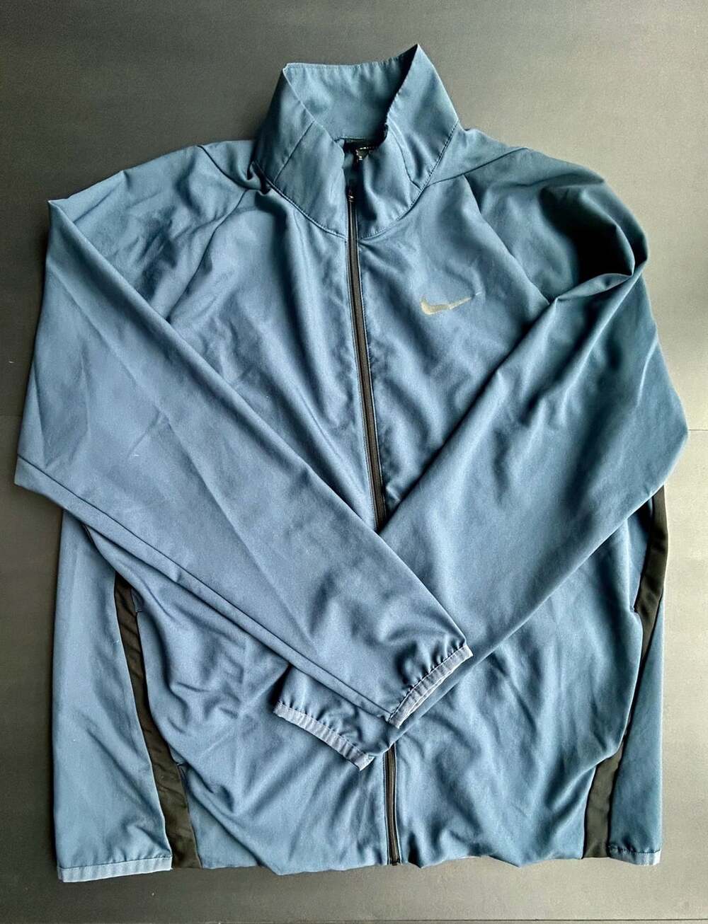 Nike Dri-FIT Full Zip Jacket Size XL Blue Athletic